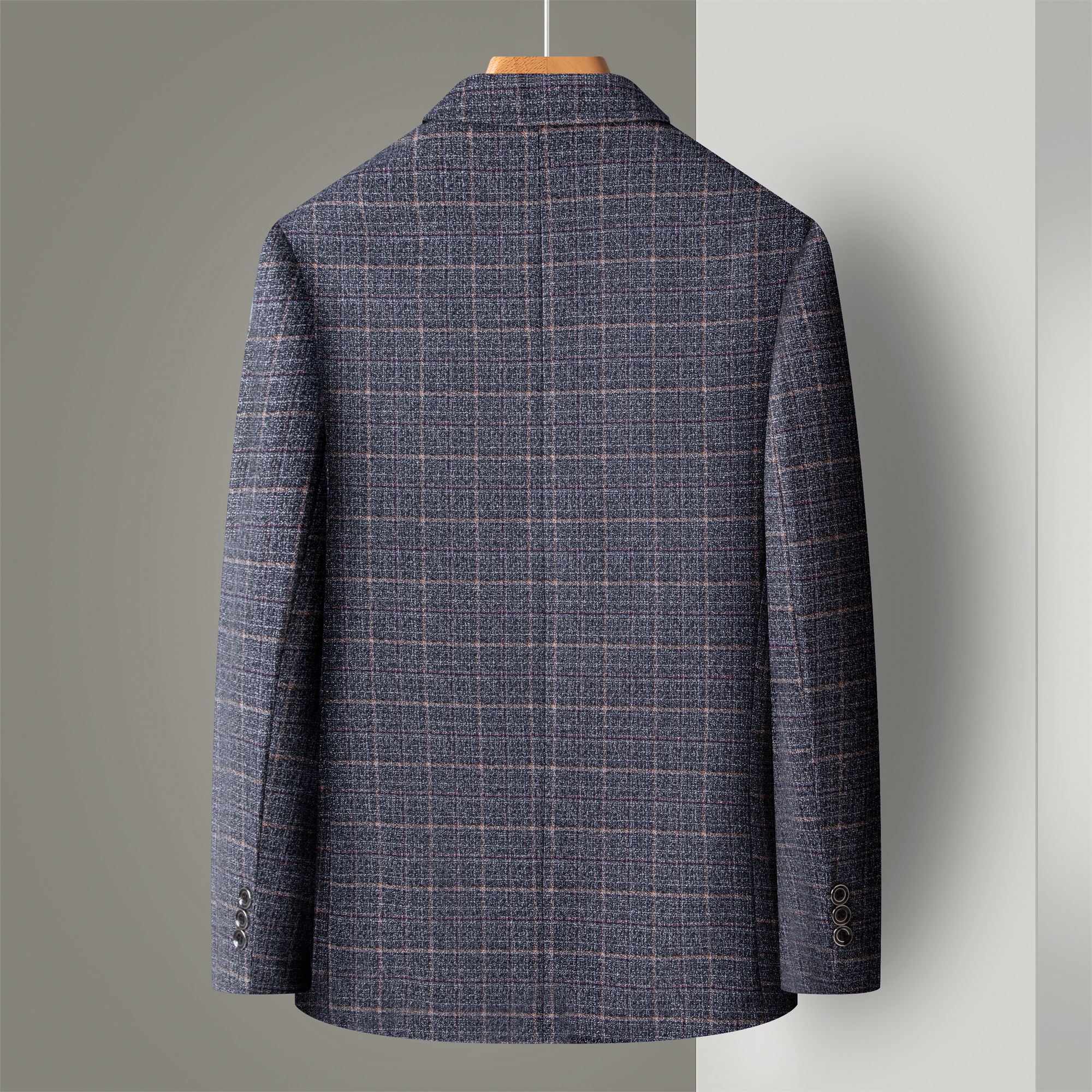Striped Suit Men's Plaid Suit  - Large Men Formal Wear ulasan dan harga