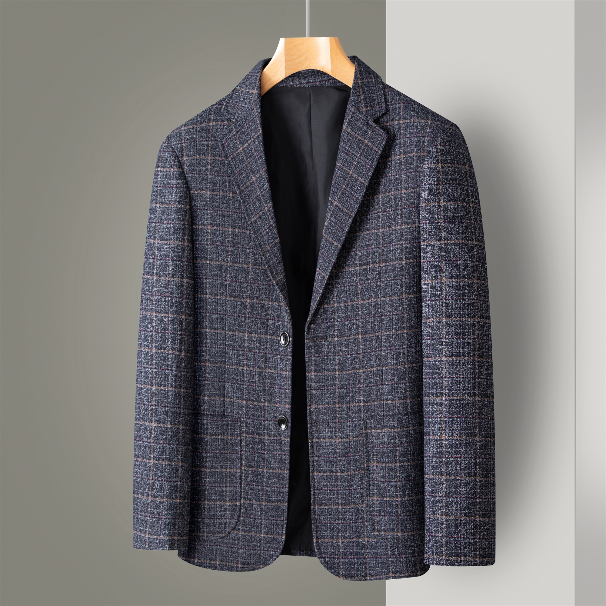 Striped Suit Men's Plaid Suit  - Large Men Formal Wear ulasan dan harga