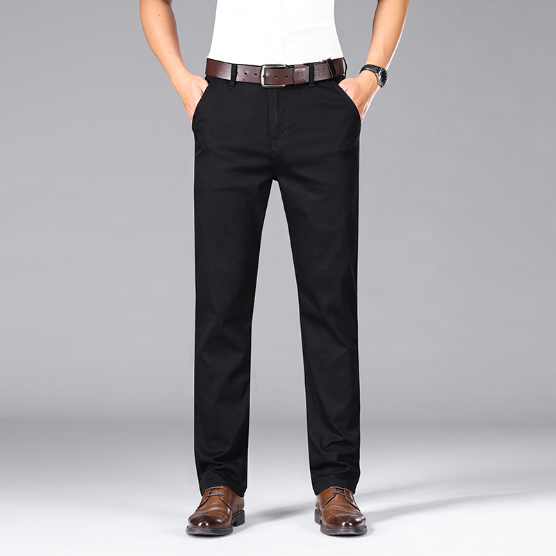 Pure Black Jeans Men's Summer  - Men Formal Wear With Jeans ulasan dan harga