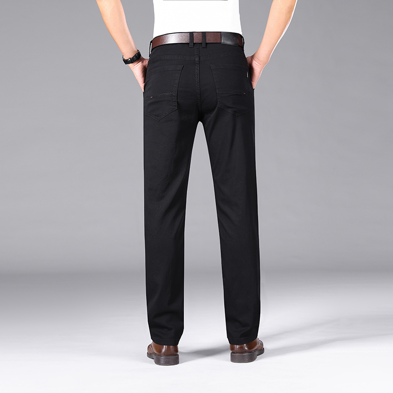 Pure Black Jeans Men's Summer  - Men Formal Wear With Jeans ulasan dan harga