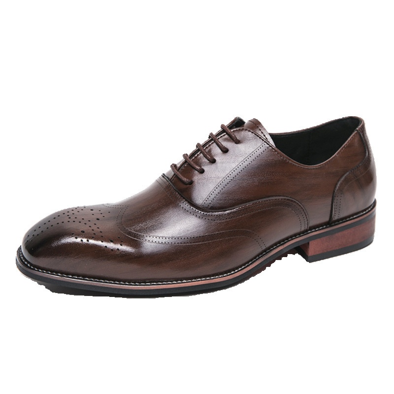 Classic Italy Pointed Toe Leat - Men'S Luxury Formal Wear ulasan dan harga