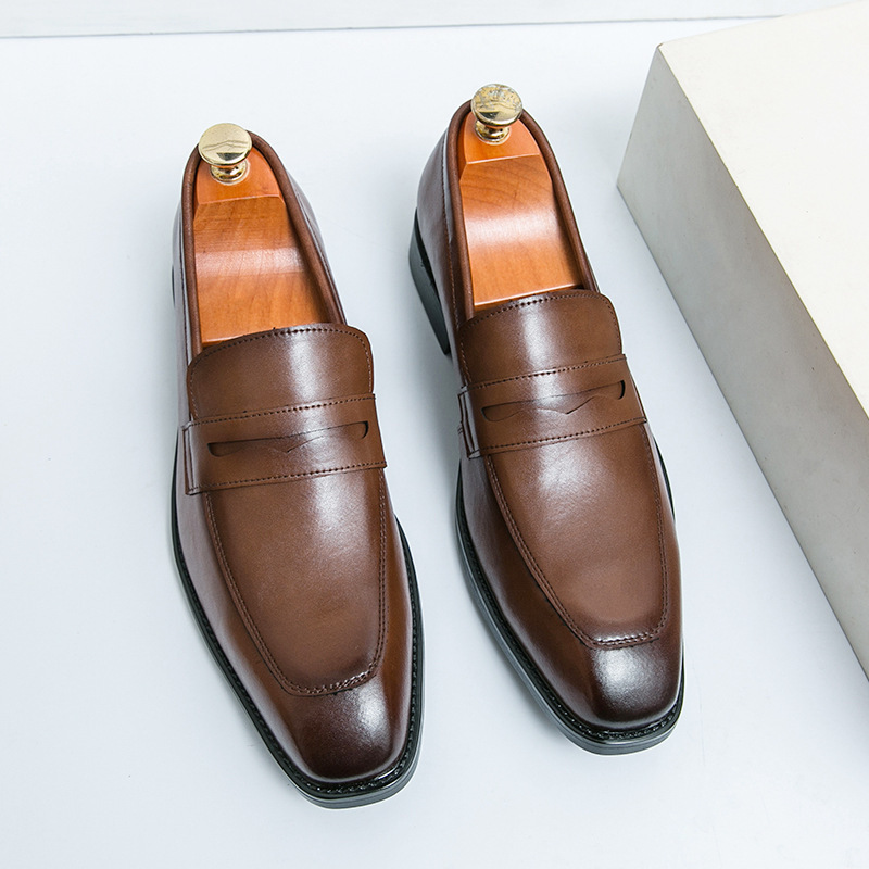 Classic Italy Pointed Toe Leat - Men'S Luxury Formal Wear ulasan dan harga