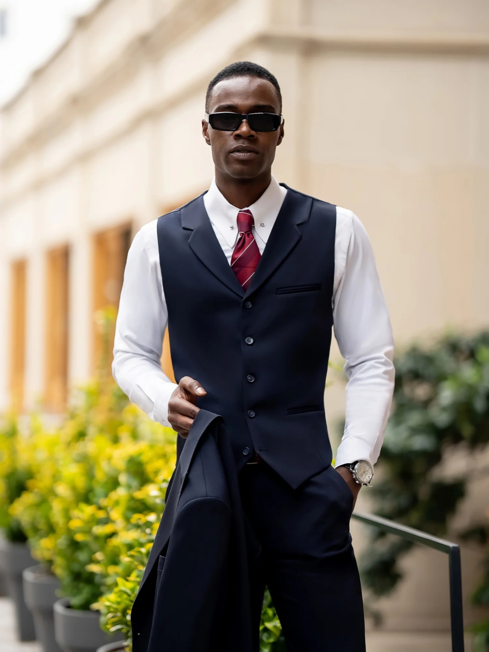 Spring Autumn Daily Office Sui - Men Formal Wear Office ulasan dan harga