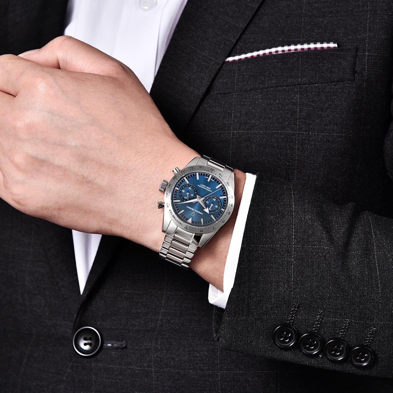 PAGANI DESIGN Premium Luxury E - Men Formal Wear Design ulasan dan harga
