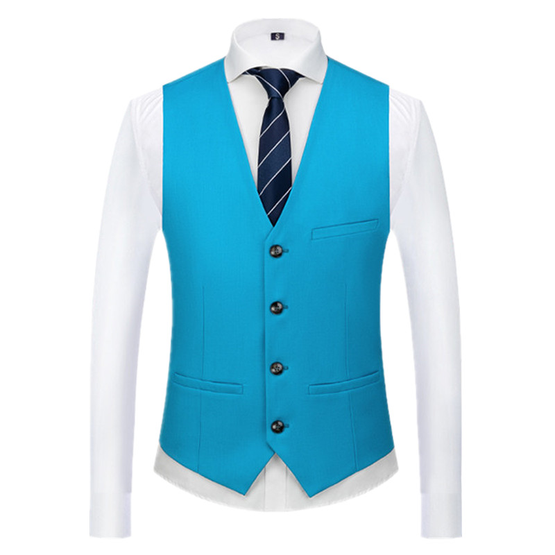 Pure Color Formal Suit Vest Bl - Formal Vest Waistcoat ulasan dan harga