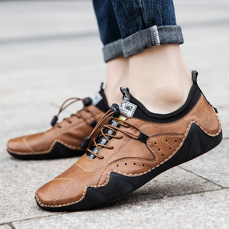 Leather Casual Sneakers for Me - Men'S Luxury Formal Wear ulasan dan harga