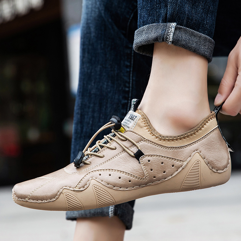 Leather Casual Sneakers for Me - Men'S Luxury Formal Wear ulasan dan harga