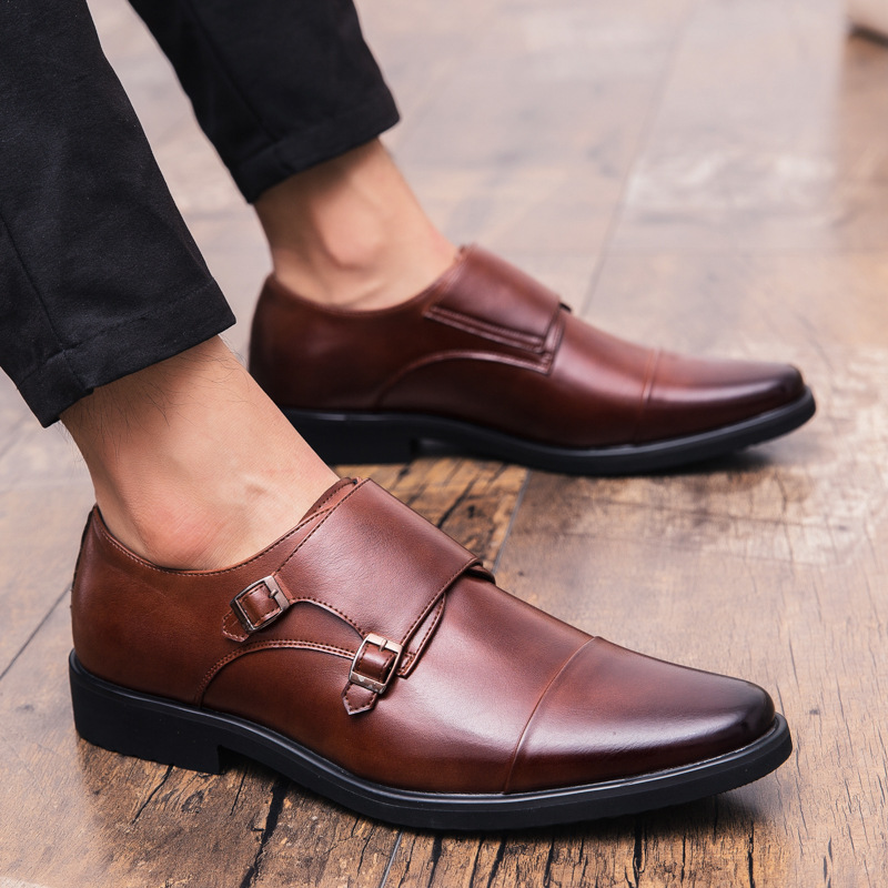 New Men Oxfords Shoes Black an - Large Men Formal Wear ulasan dan harga