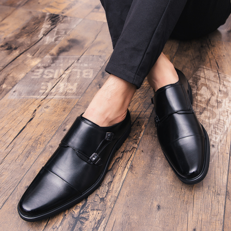 New Men Oxfords Shoes Black an - Large Men Formal Wear ulasan dan harga