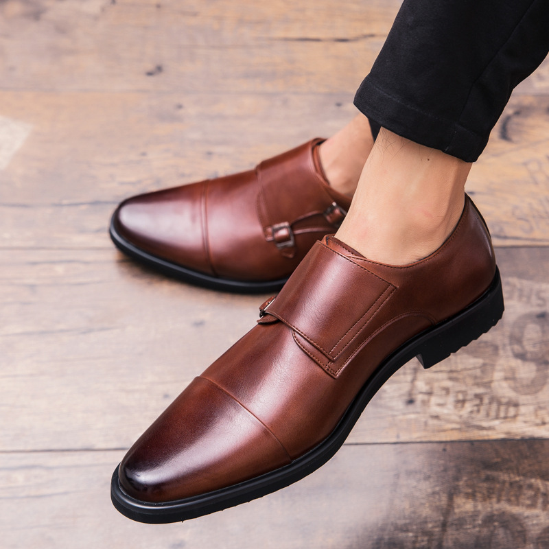 New Men Oxfords Shoes Black an - Large Men Formal Wear ulasan dan harga
