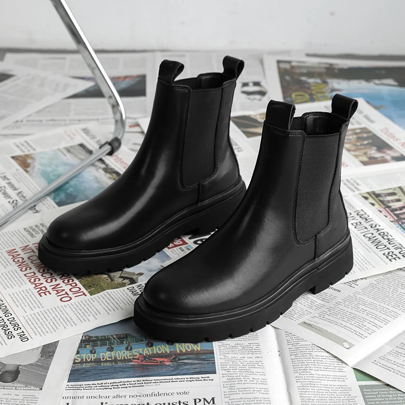 Men's Leather High-top Chelsea - Men'S Formal Wear Trends 2025 ulasan dan harga