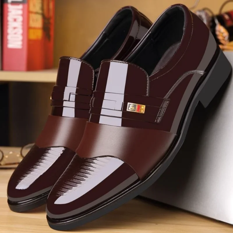 Luxury Leather Men Shoes for W - Men'S Luxury Formal Wear ulasan dan harga