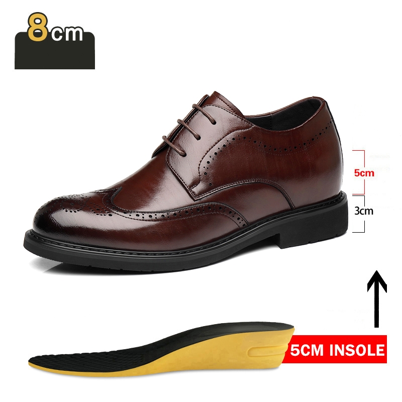 Men's Dress Brogues Elevator S - Men'S Luxury Formal Wear ulasan dan harga