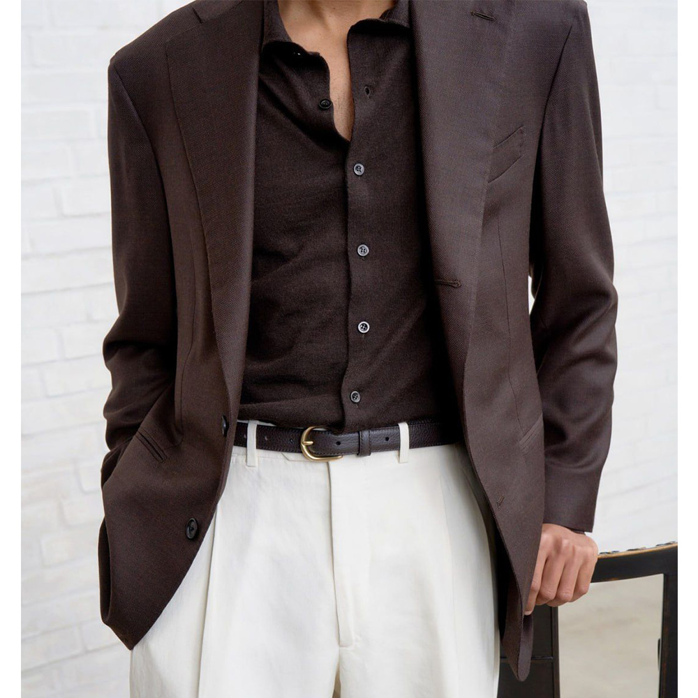Men Suit Jacket Single Breaste - Men Formal Wear Office ulasan dan harga