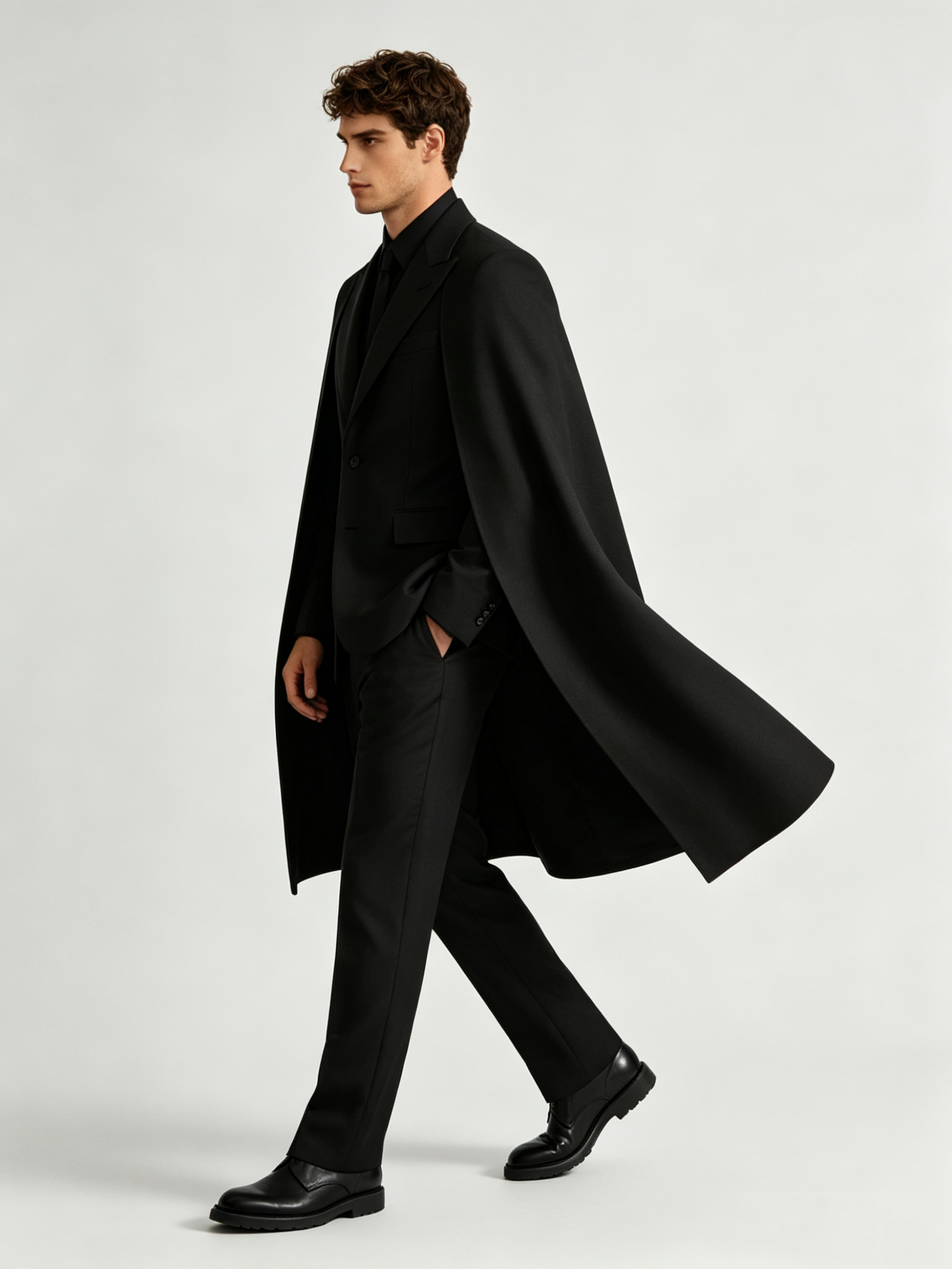 Designer Black Wrap Men Suit S - Men Formal Wear Design ulasan dan harga