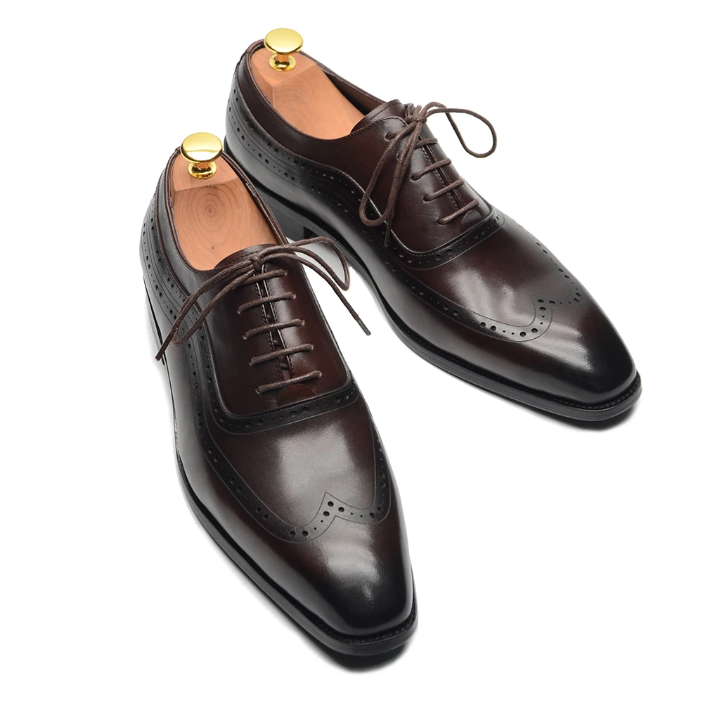 Luxury Mens Wingtip Oxford Dre - Men'S Luxury Formal Wear ulasan dan harga