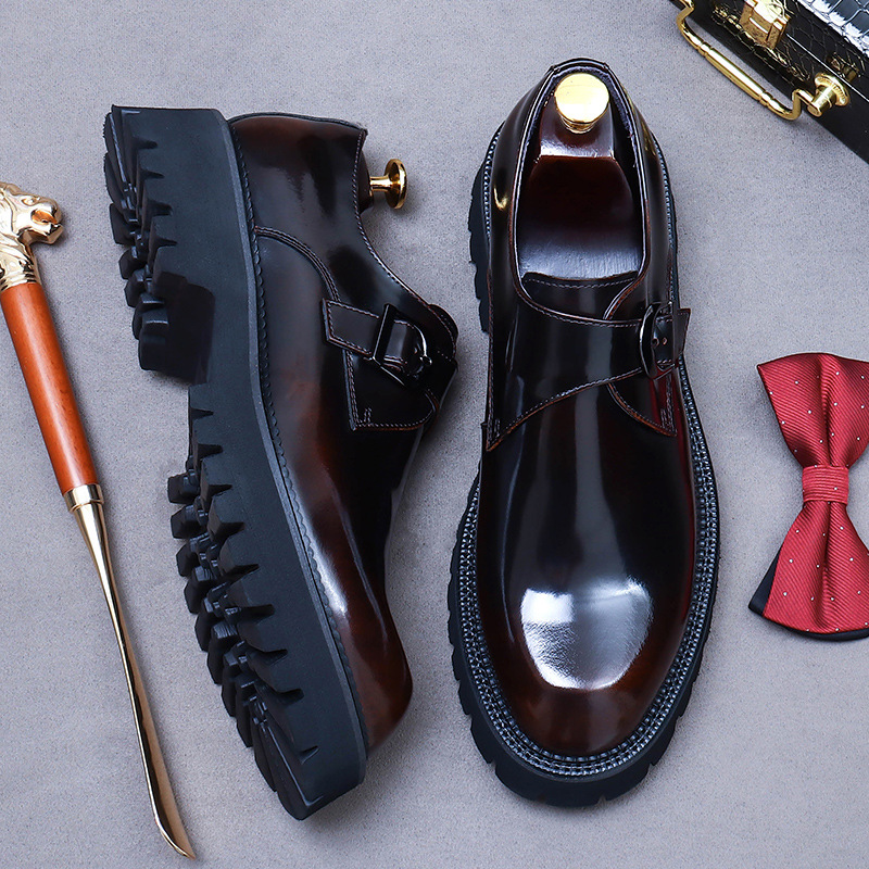 Platform Mens Genuine Leather  - Men'S Luxury Formal Wear ulasan dan harga