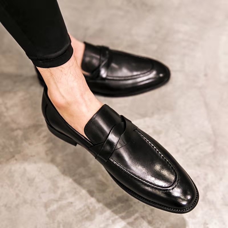 Formal Shoes Men Leather Offic - Men'S Luxury Formal Wear ulasan dan harga